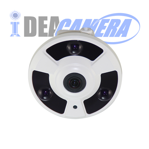 3MP IR Dome HD Panoramic IP Camera with 5MP Panoramic Lens