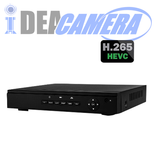 8CH 1080P H.265 HD NVR with 8ports POE, Max 8CH Playback,XMEYE Mobile APP