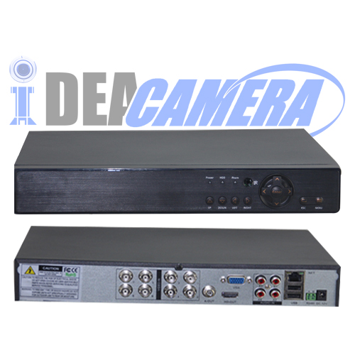 8CH H.265+ HD Hybrid DVR, IP/TVI/CVI/AHD/960H 5IN1, 8CH Playback, P2P, 8*1080N@15fps, XMEYE Mobile App