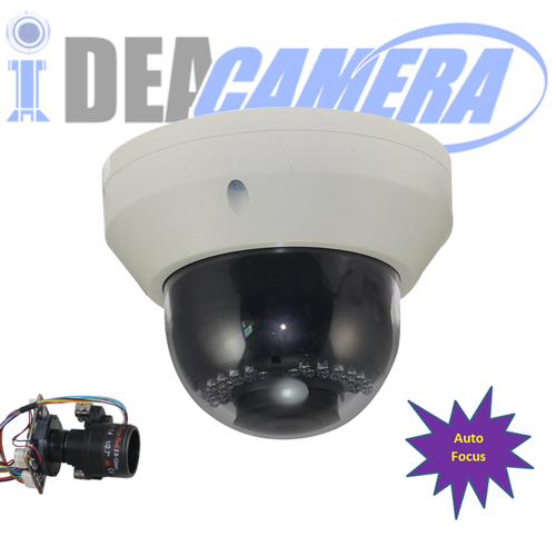 Motorized Zoom IP Camera,4X 2.8-12mm Zoom Lens,Auto focus,H.265 2MP IR Dome,VSS Mobile app,Support face detection