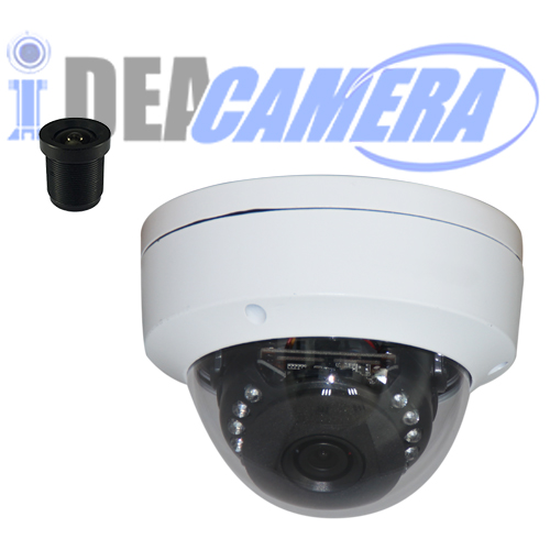 MP Metal IR Dome AHD Camera, 4MP HD 3.6mm Lens, Low illumination, UTC Control, AHD/CVI/TVI/CVBS 4-in-1.