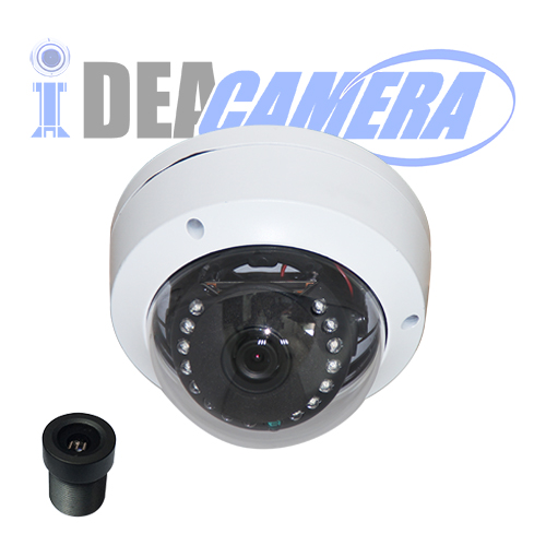 5MP Metal IR Dome AHD Camera with 5MP 3.6mm Fixed Lens, Low illumination, UTC Control, AHD/CVI/TVI/CVBS 4-in-1