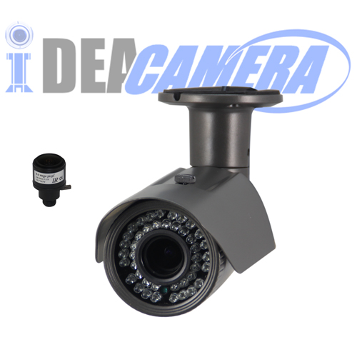 5MP Waterproof Bullet IR AHD Camera with 5MP 2.8-12mm Varifocal Lens, Low illumination, UTC Control, AHD/CVI/TVI/CVBS 4-in-1