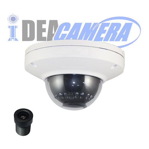 8MP Metal Dome IR AHD Camera with 8MP 3.6mm Fixed Lens, Low illumination, UTC Control, AHD/CVI/TVI/CVBS 4-in-1