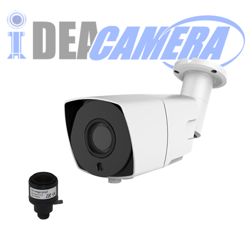 8MP Waterproof Bullet IR AHD Camera with 8MP 2.8-12mm Varifocal Lens, Low illumination, UTC Control, AHD/CVI/TVI/CVBS 4-in-1