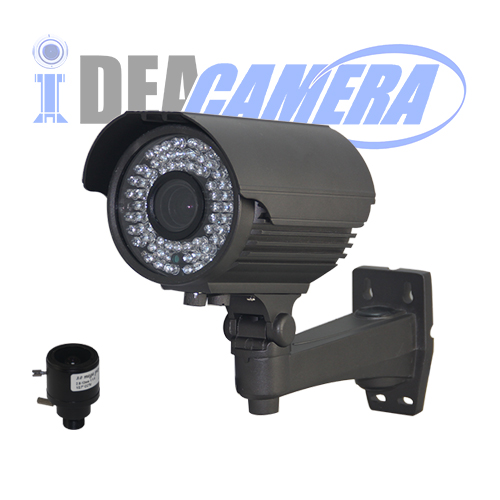 4MP Waterproof Bullet IR AHD Camera with 4MP 2.8-12mm Varifocal Lens, Low illumination, UTC Control, AHD/CVI/TVI/CVBS 4-in-1