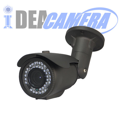 4MP Waterproof Bullet IR AHD Camera with 4MP 2.8-12mm Varifocal Lens, Low illumination, UTC Control, AHD/CVI/TVI/CVBS 4-in-1
