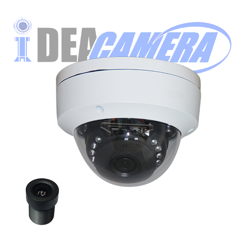 5MP Dome IP Camera with audio, POE Power in, Outdoor Camera, 5MP@20fps/4MP@30fps Resolution, Support Face Detection, VSS Mobile Cloud App, ONVIF 2.6.