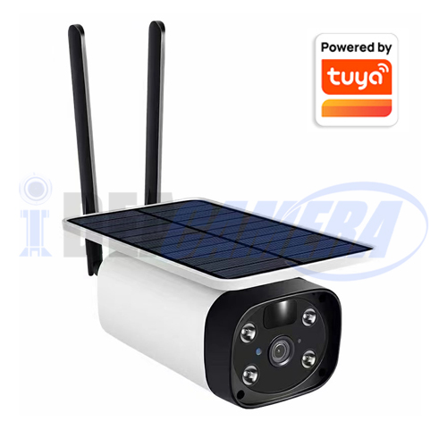 2MP Solar 4g Bullet Camera for Southeast Asia, Tuya Cloud APP, Low-power consumption, Two-way voice, Human Detection, Strom 4G Signal.
